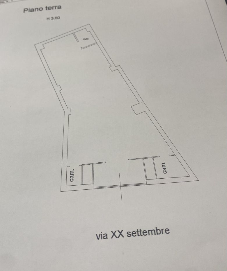 Affittasi Locale commerciale via XX Settembre agenzia immobiliare infocasa